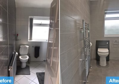 Bathroom Renovation in Leicester - Before After images