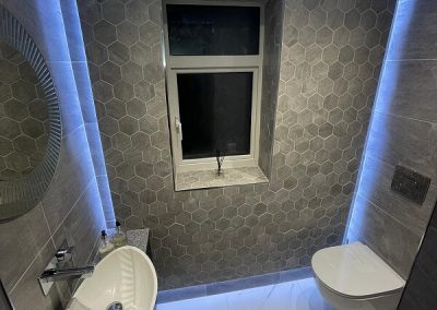 Remodeled bathroom in Leicester