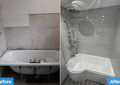 Bathroom Supply and fit Oadby le2 before after